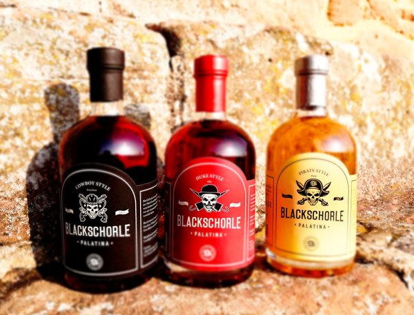 BlackSchorle Basic Flavors Bourbon/Rum/Gin o,5L